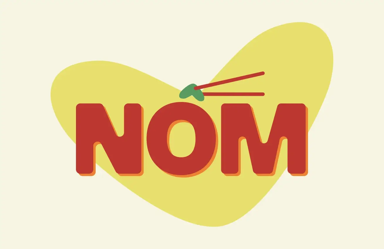 Branding do restaurante vietnamita Nôm.