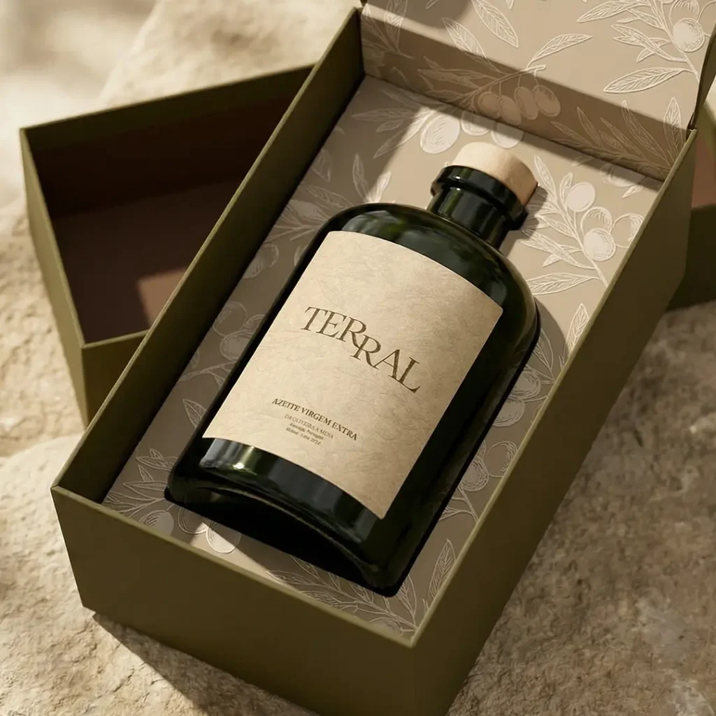 packaging azeite premium Terral embalagem