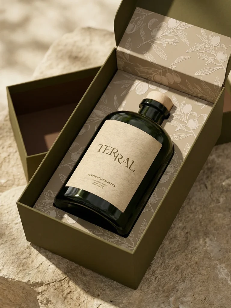 packaging azeite premium Terral embalagem
